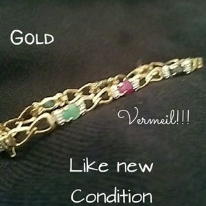 Gold vermeil bracelet